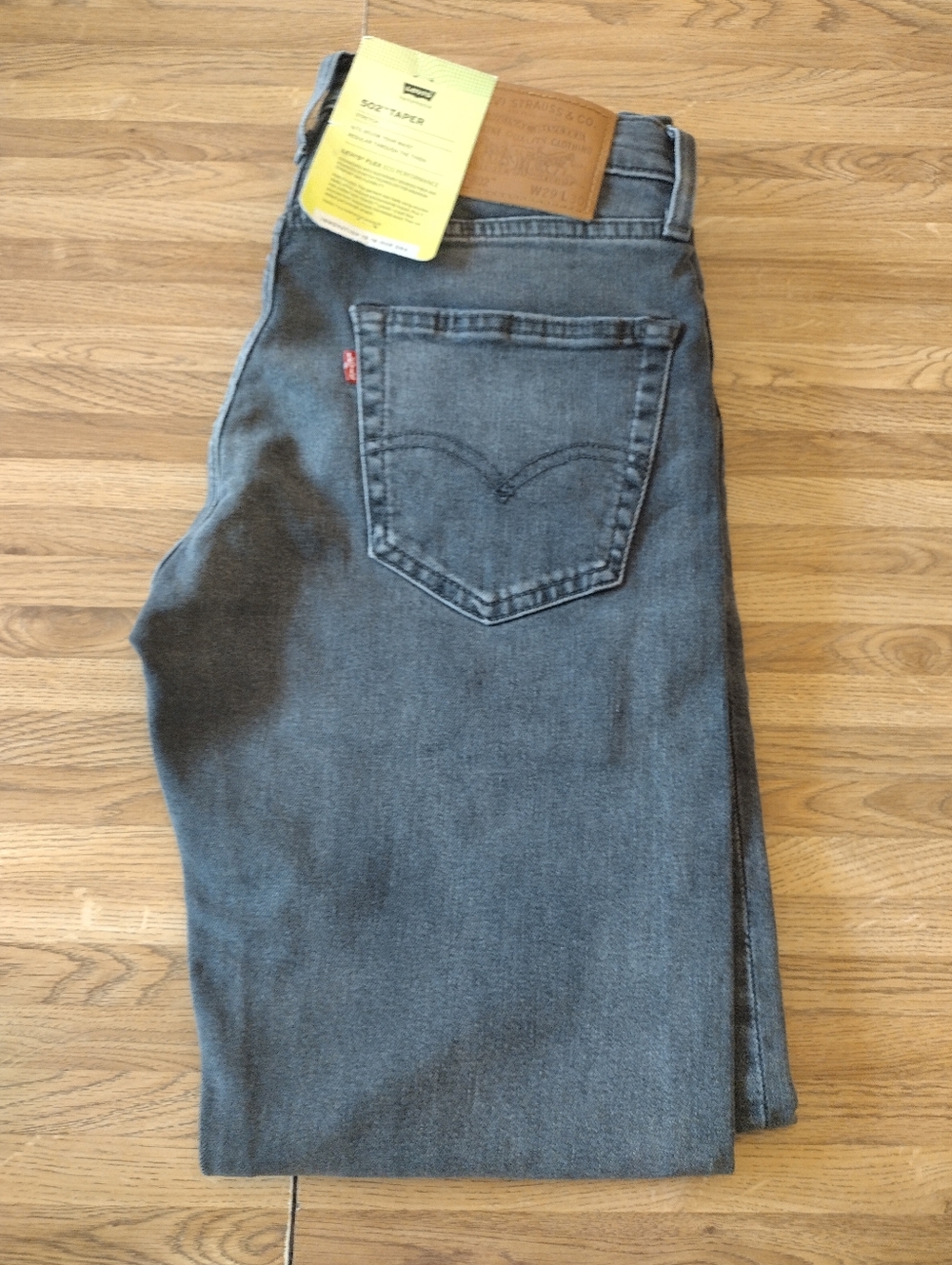 Men's Levi's Premium 502 Taper Gray (Midnight Trail) Jeans 29X30